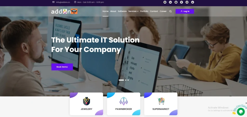 IT Company in Vellore-  Addo⁠n3‌65