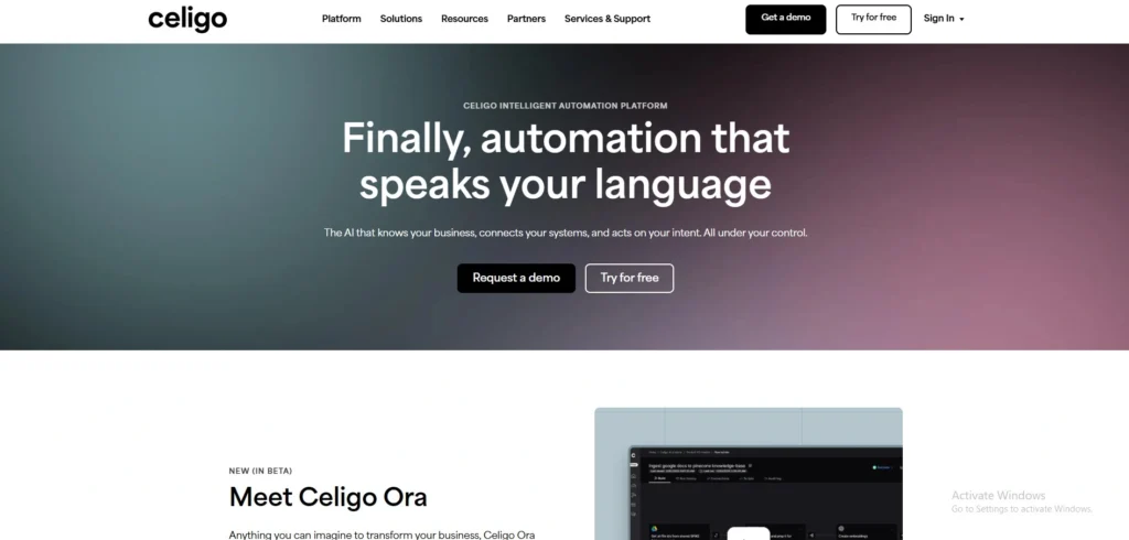 No-Code Automation Platform- Celigo