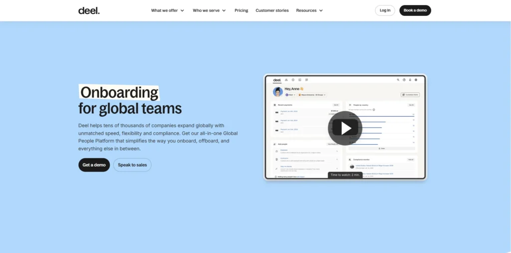 Employer of Record Service - Deel