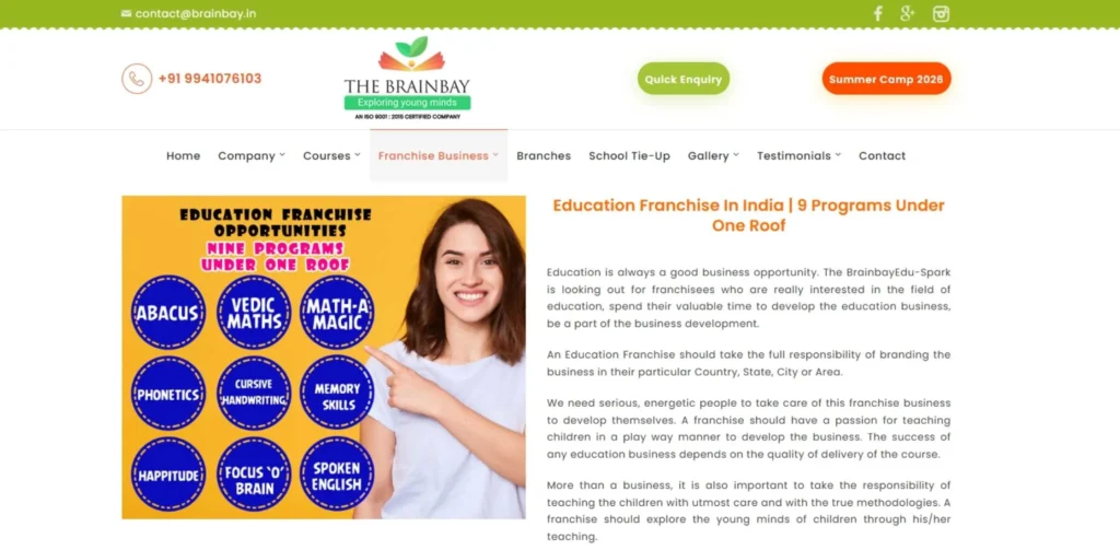 Franchise Business in Chennai