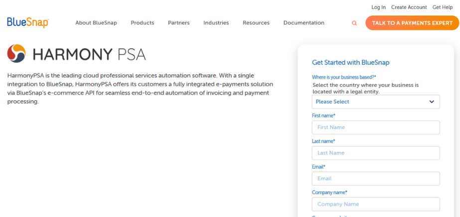 Professional Services Automation software - HarmonyPSA