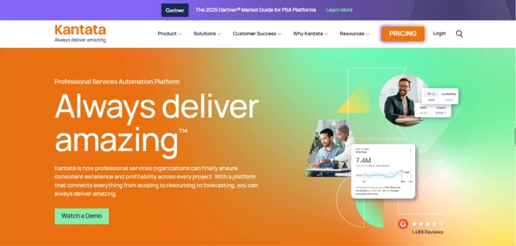 Professional Services Automation Software - Kantat‌a⁠