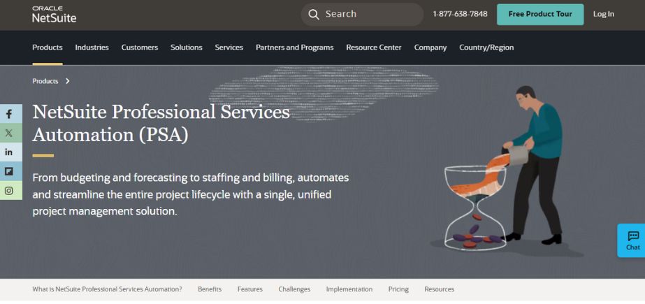 Professional Services Automation software - NetSuite OpenAir