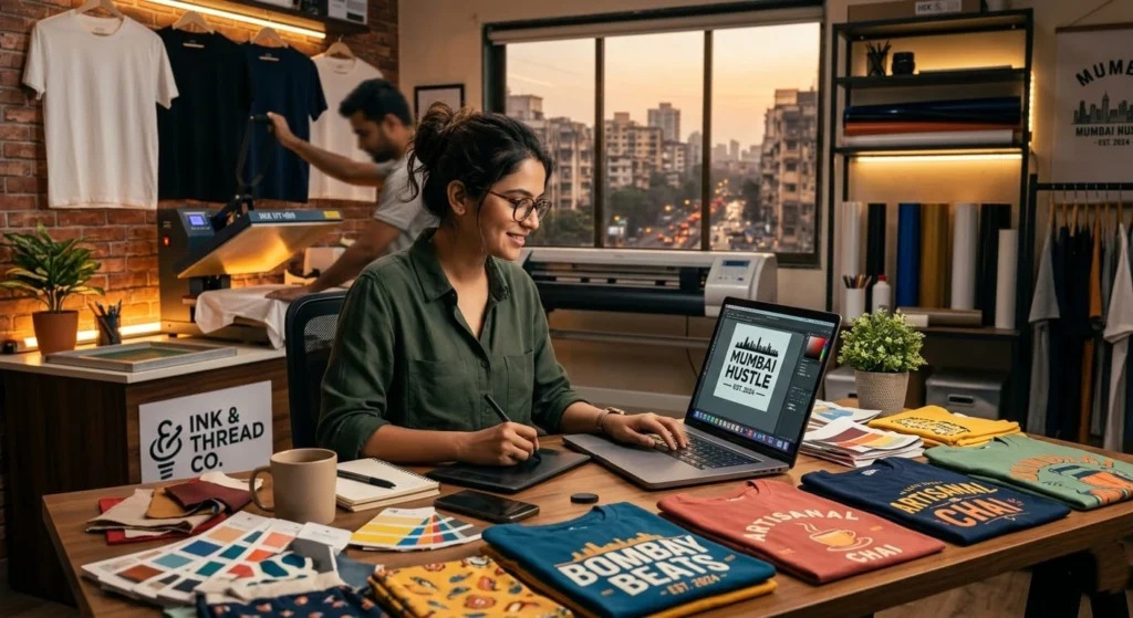 Business Idea In Mumbai-Print-on-Demand Business