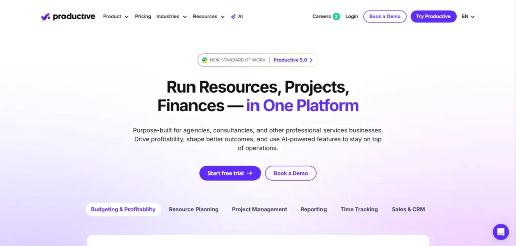 Professional Services Automation Software - Prod‌uctive