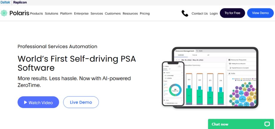 Professional Services Automation software - Replicon