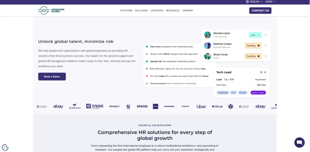 Employer of Record Service - Safeguard Global