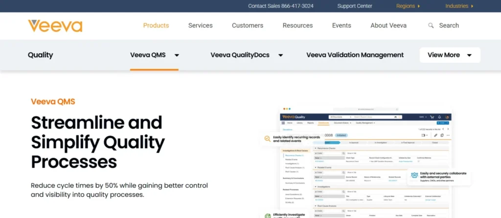 Pharma Compliance Management Solutions-Vee⁠va Va‍ult QMS