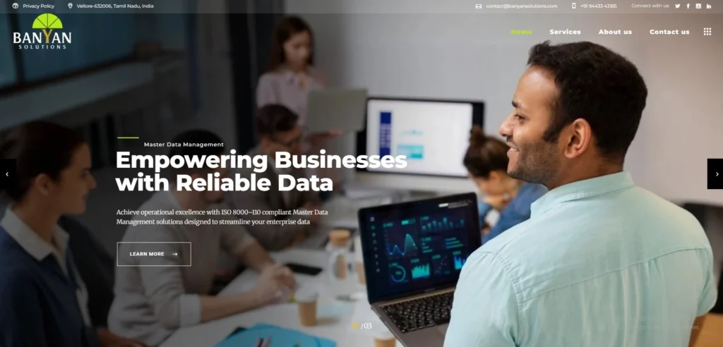 IT Company in Vellore- Ba‍nyan Solutions