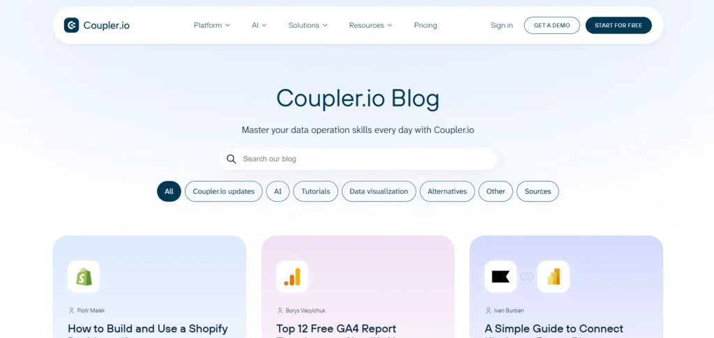 ETL Tool - Coupler.io