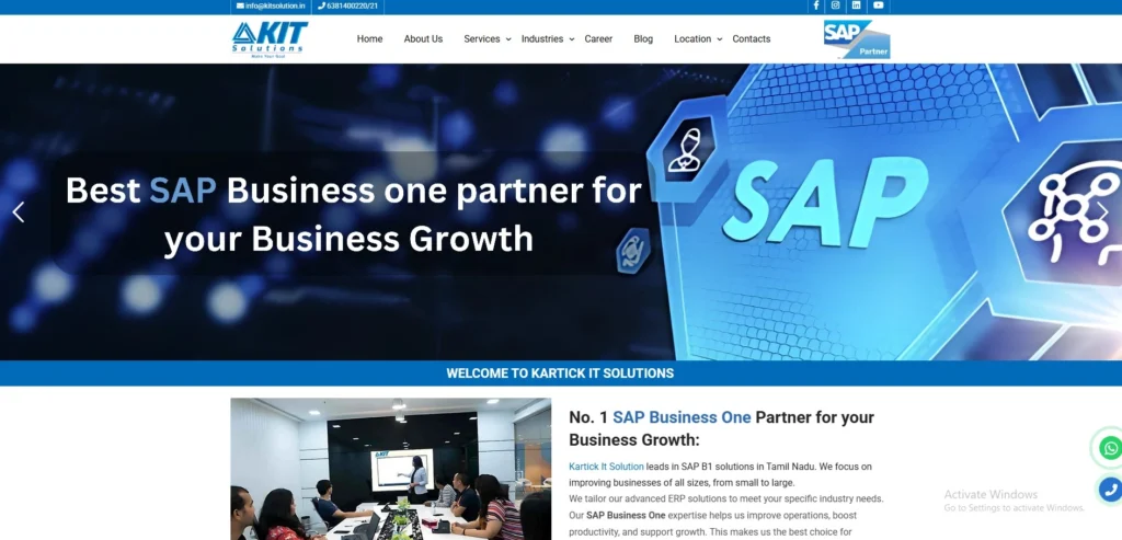 IT Company in Vellore- Kartick IT Solutions