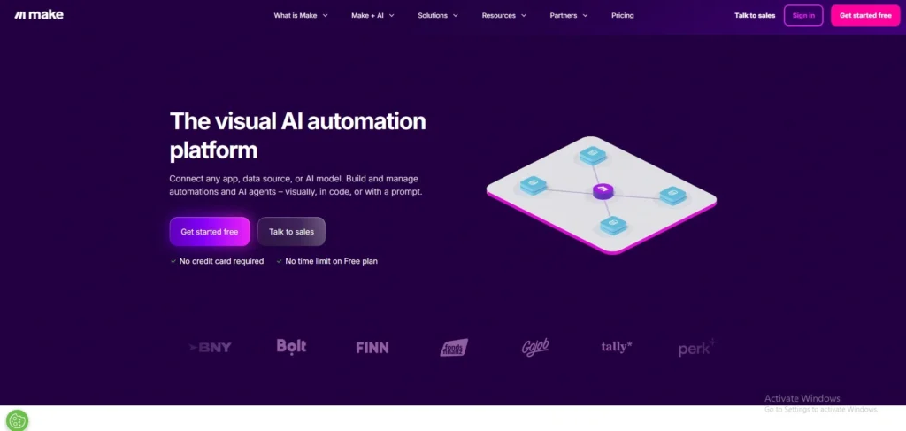 No-Code Automation Platform-  Make 