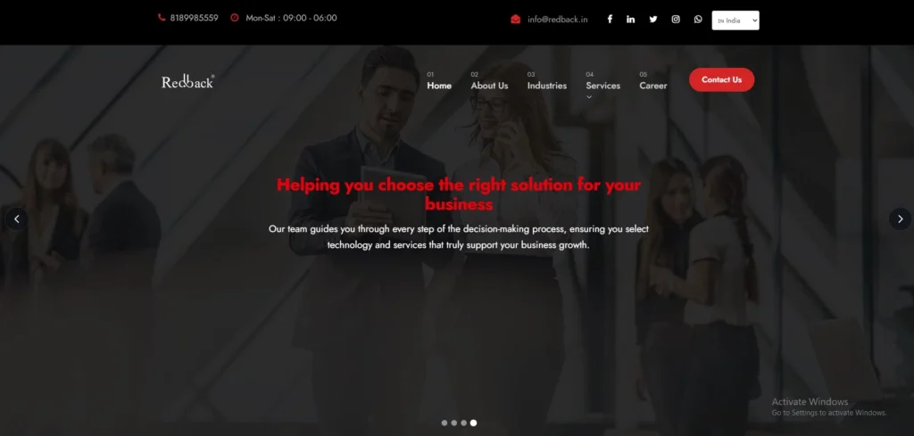 IT Company in Vellore- Re​db⁠ack IT Solutions