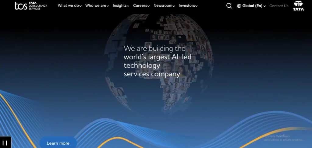 IT Company In Kolkata- Tata Consultancy Serv⁠ices (TCS)
