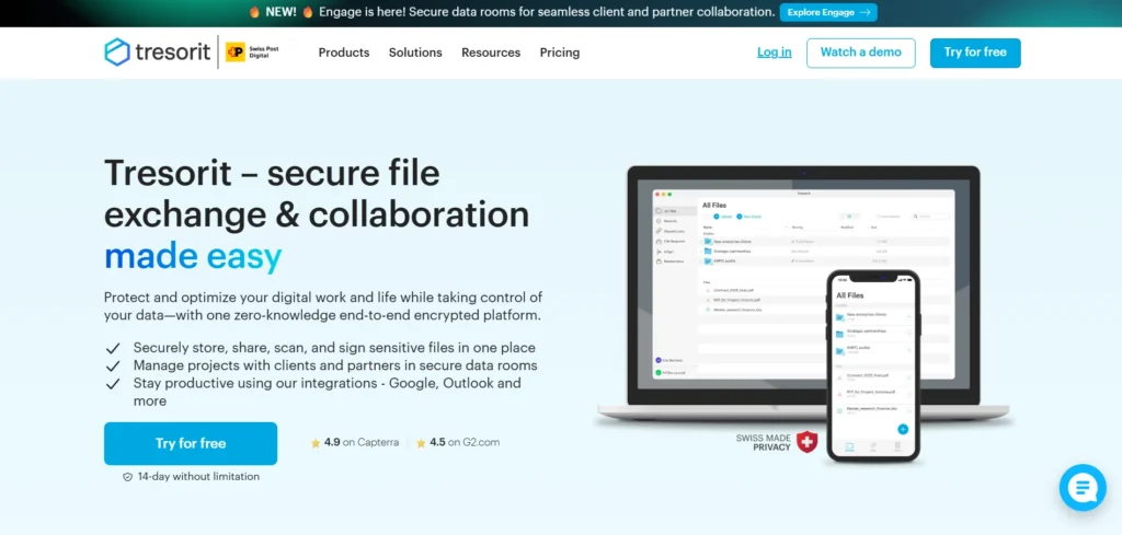 Dropbox Alternative - Tresorit