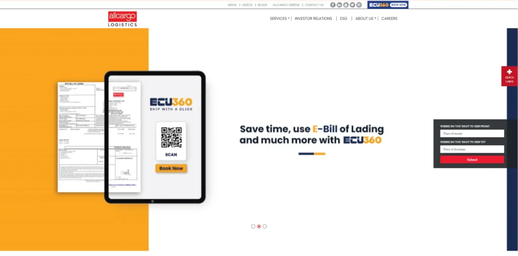 Logistics Company in Mumbai - Allcargo Logistics