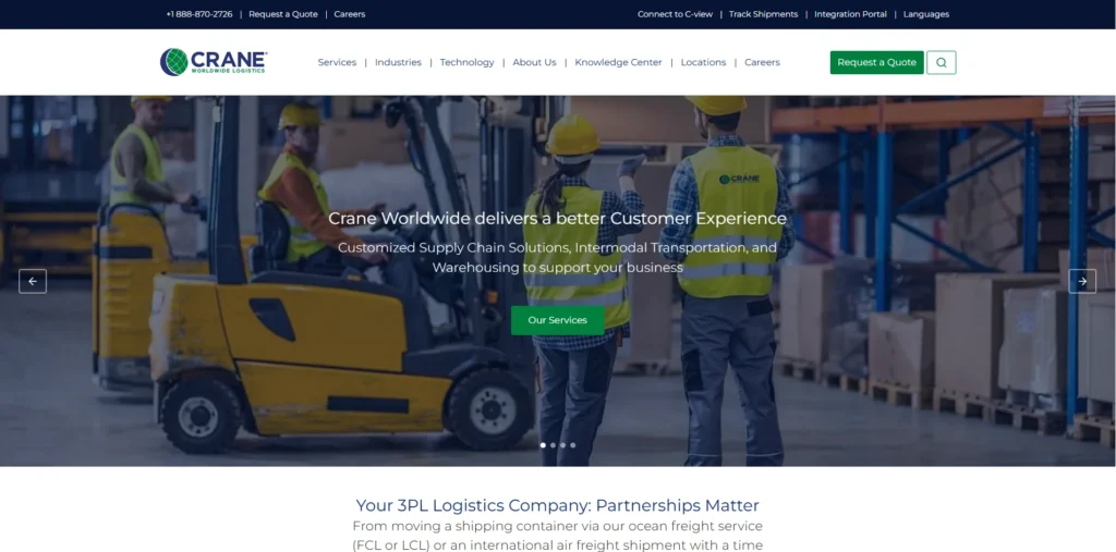 Logistics Company in Mumbai - Crane Worldwide Logistics