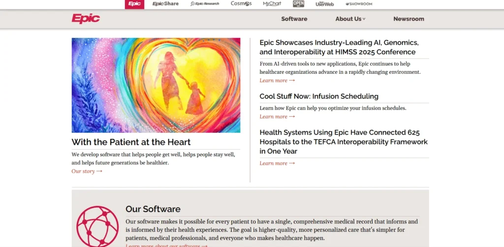 Healthcare Software Companies in the USA-Epic Systems
