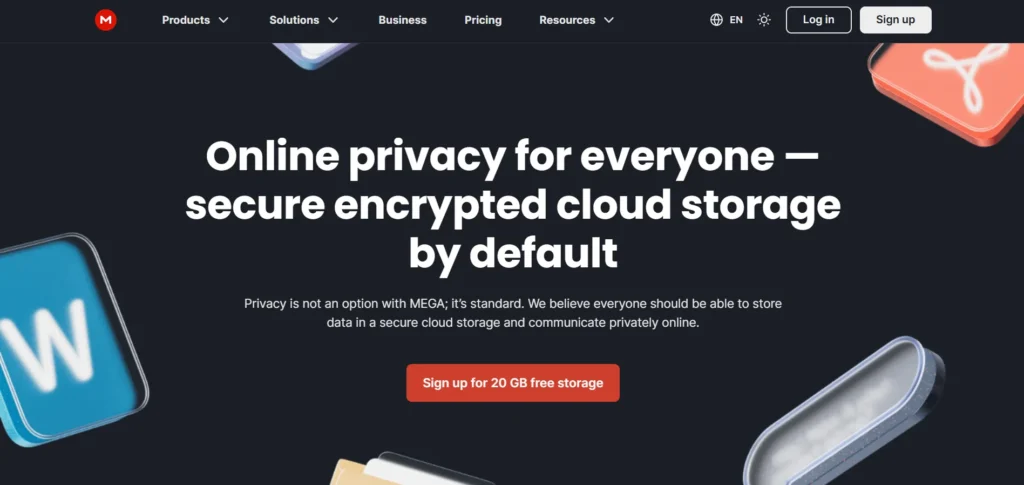 Dropbox Alternative - MEGA