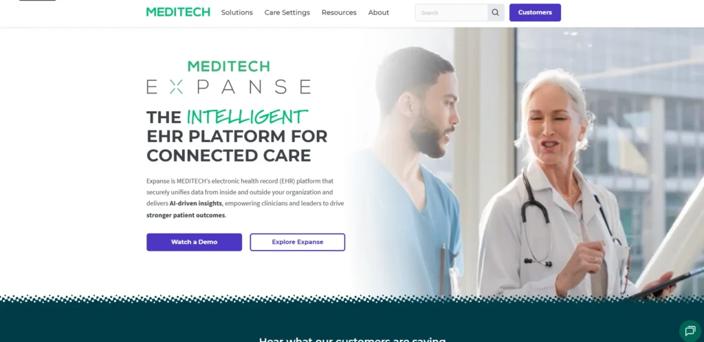 Healthcare Software Companies in the USA-Meditech