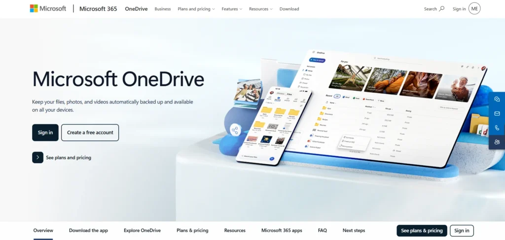 Dropbox Alternative - M⁠i​crosoft OneDriv‍e