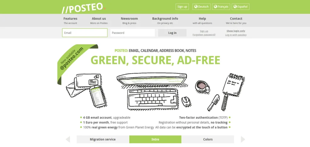 Alternative to Yahoo and AOL - Poste⁠o 
