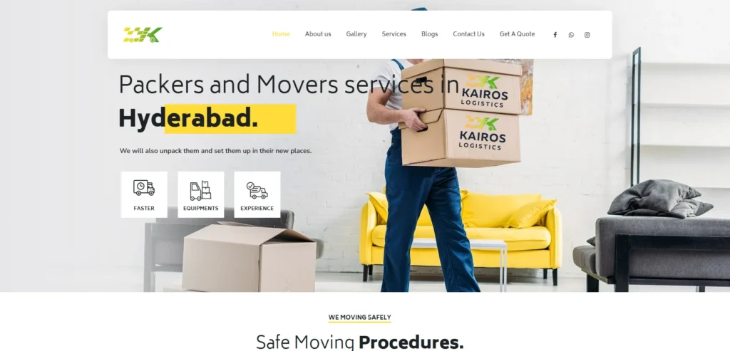 Logistics Company in Hyderabad - Kairos Logistics