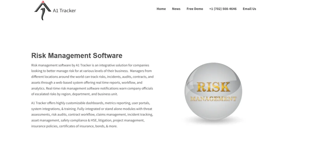 Financial Risk Management Software - A1 Tracker