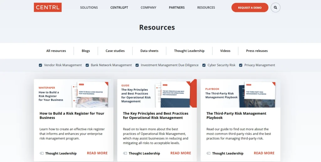 Financial Risk Management Software - Vendor360