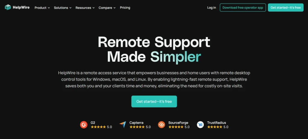 TeamViewer Alternative - HelpWire