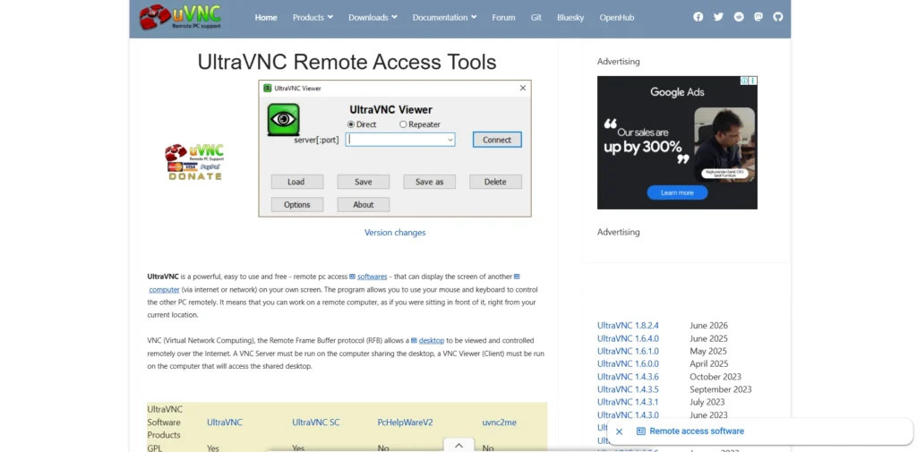 TeamViewer Alternative- Ultra‍VNC 