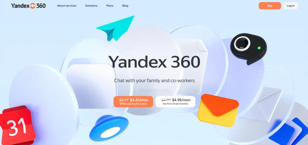 Alternative to Yahoo and AOL - Yandex Mail