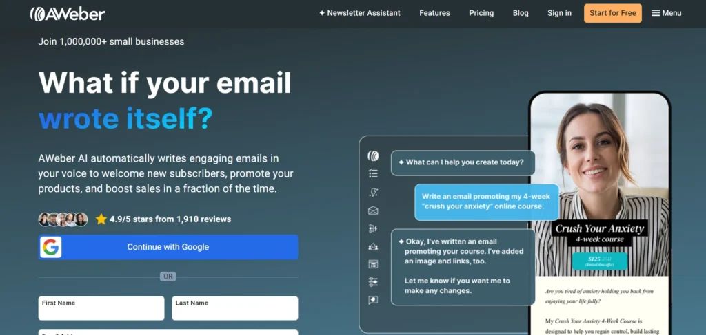 Email Marketing Platform for Nonprofits - AWeber