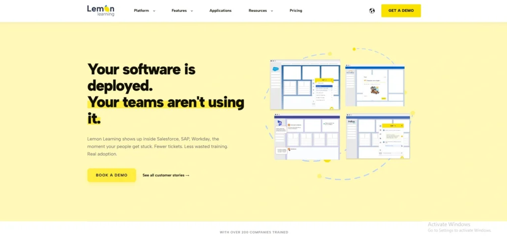 WalkMe Alternative- Lemon Learning