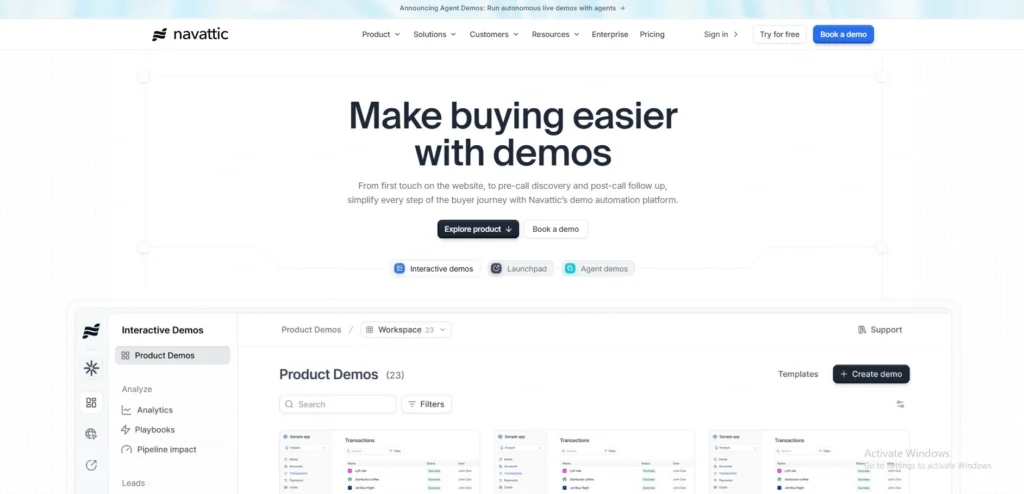 WalkMe Alternative- Navattic