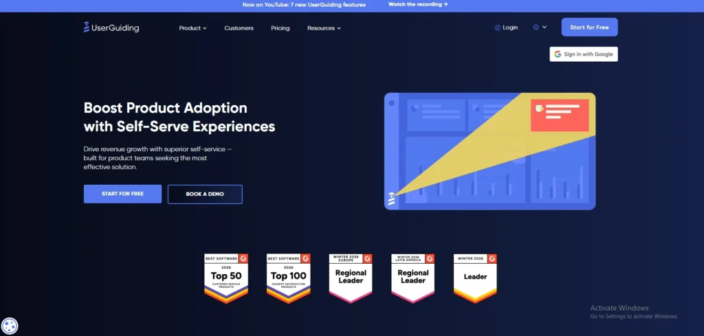 WalkMe Alternative- UserGuiding