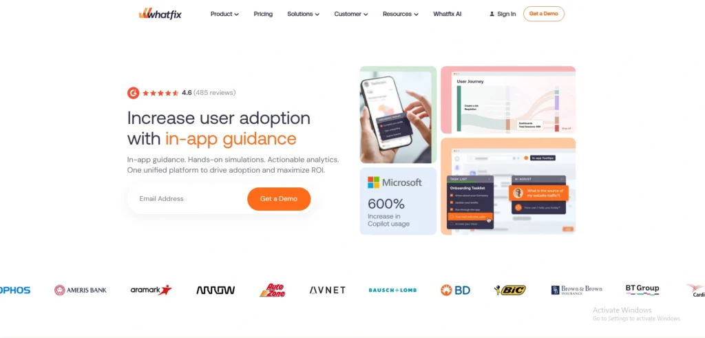 WalkMe Alternative- Whatfix
