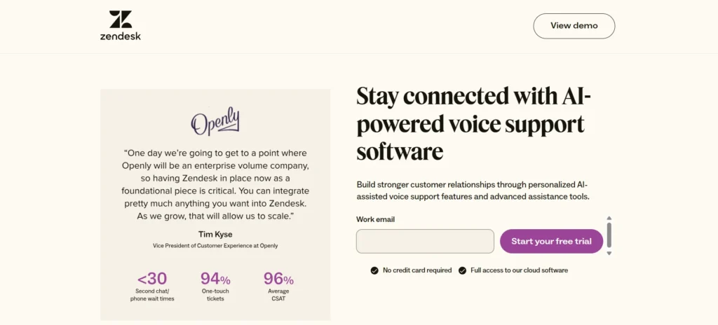 Service Desk Tool - Zendesk