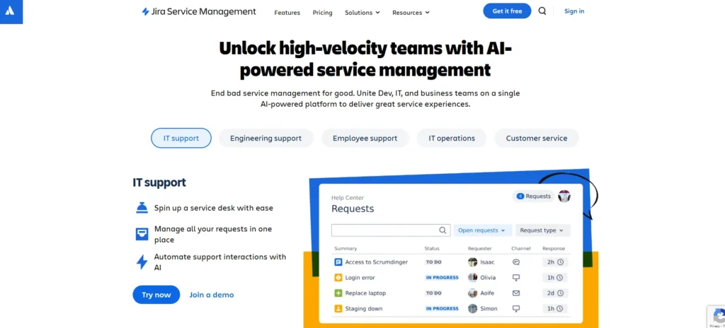Service Desk Tool - Jira Service Management