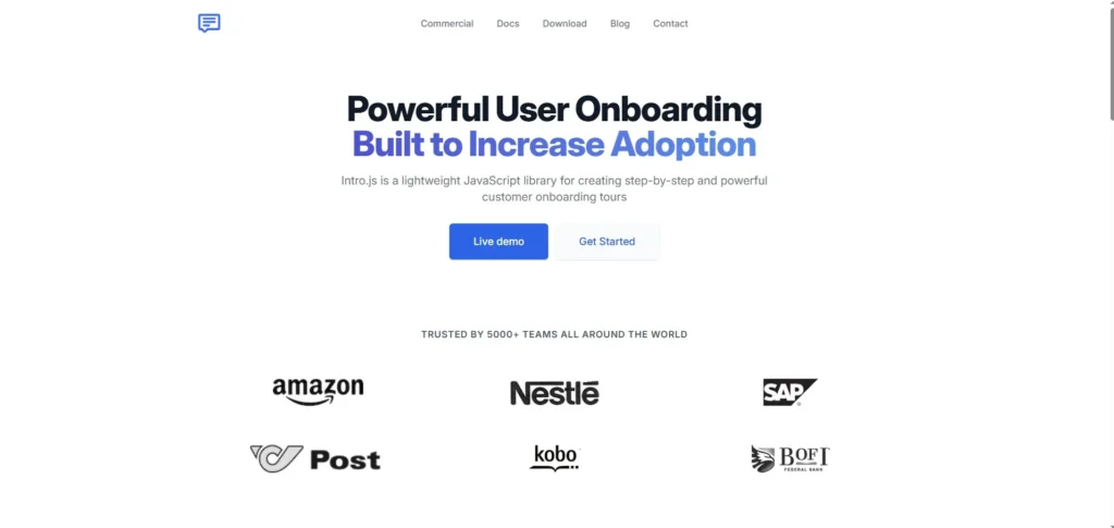 Userpilot Alternative – Intro.js