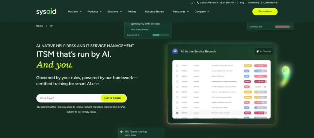Service Desk Tool - SysAid
