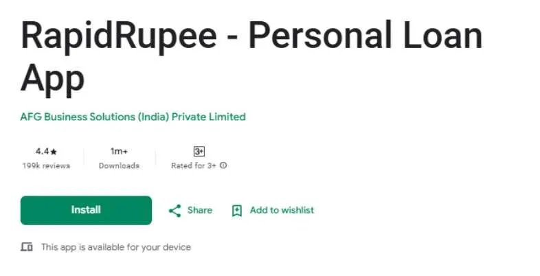 7 Days Loan App List