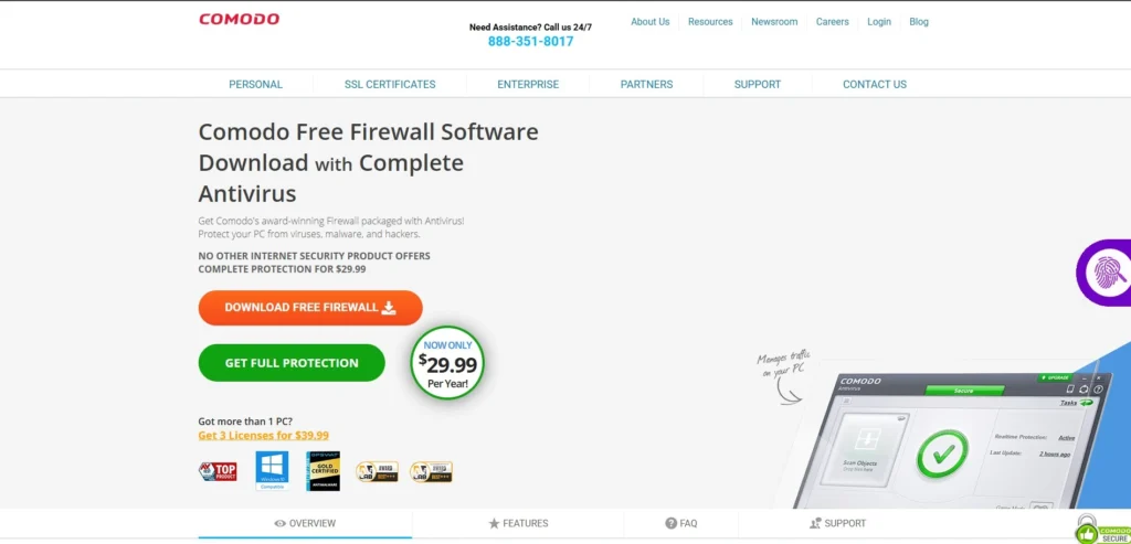 firewalls Software - Comodo Firewall