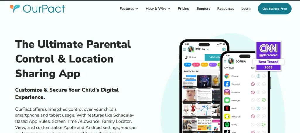 Parental Control Software - OurPact