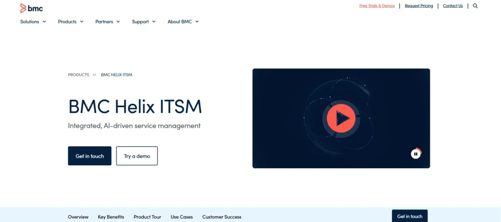 Service Desk Tool - BMC Helix ITSM