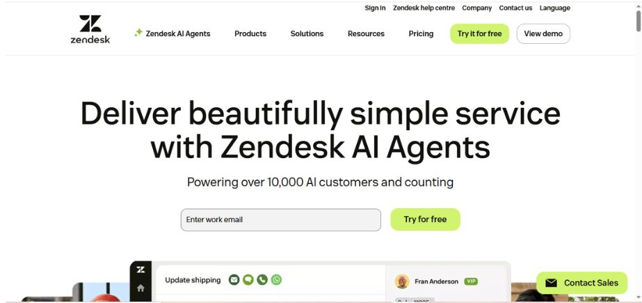 Best Customer Engagement Platforms - zendesk