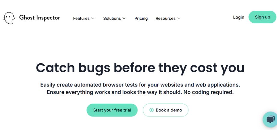 Best Synthetic Monitoring Tools - ghost inspector