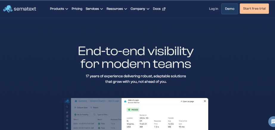 Best Synthetic Monitoring Tools - sematext