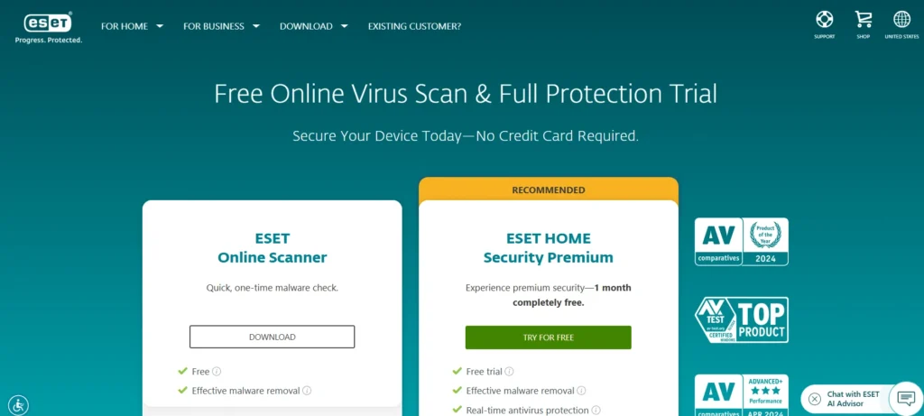 Malware Removal Tool - ESET Online Scanner