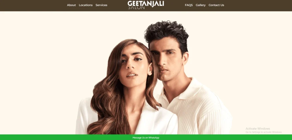 Salon Franchise in India- Geetanjali Salon